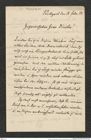 Nachlass Franz Steindachner, Brief von Ferdinand Krauss an Franz Steindachner (18.02.1878), Inv.Nr. 278.03, Seite 1